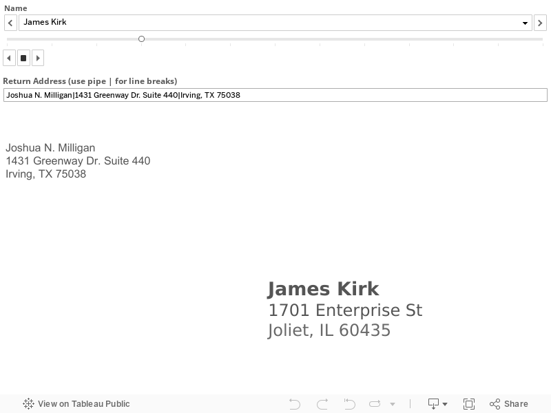 Envelopes - James Kirk 
